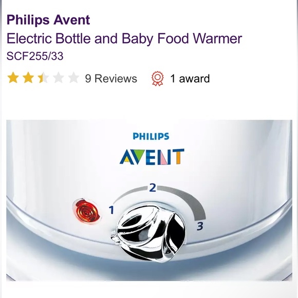 Philips Avent Electric Bottle and Baby Food Warmer - Picture 2 of 7
